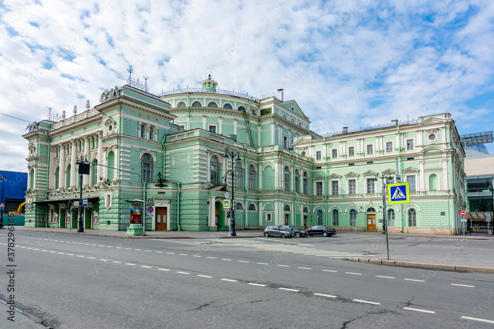 Mariinsky theater in Saint Petersburg, Russia