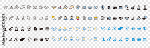 business loyalty icons vector sign