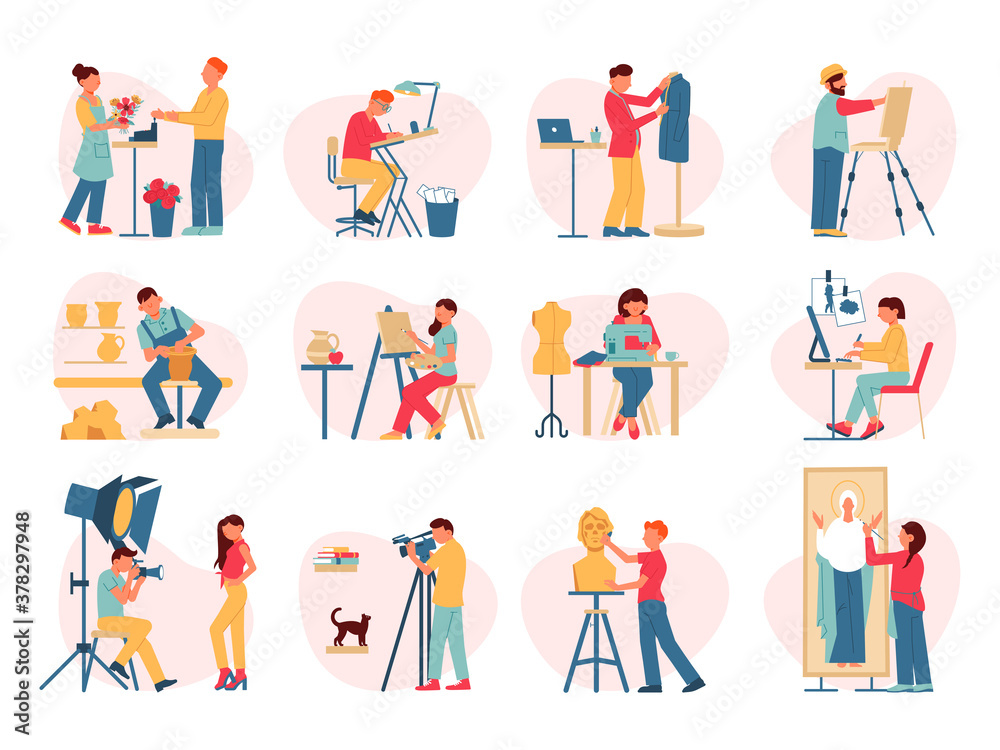 Creative Professions Icon Set