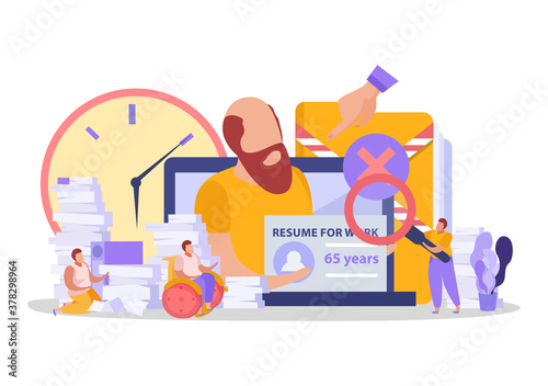 Age Discrimination Flat Composition 