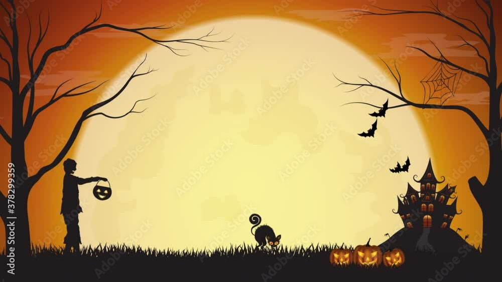 Motion graphics halloween concept , halloween day! Motion graphics halloween concept , halloween day!