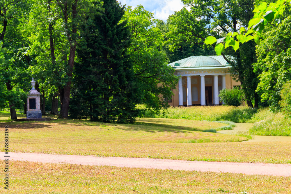 Pavilion Concert Hall in Catherine park at Tsarskoye Selo in Pushkin, Russia
