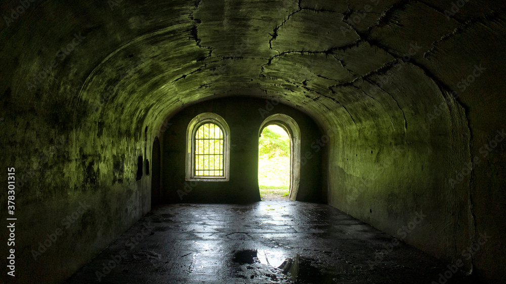 military defensive fortifications. Fort Pospelov. Vladivostok. Russia.