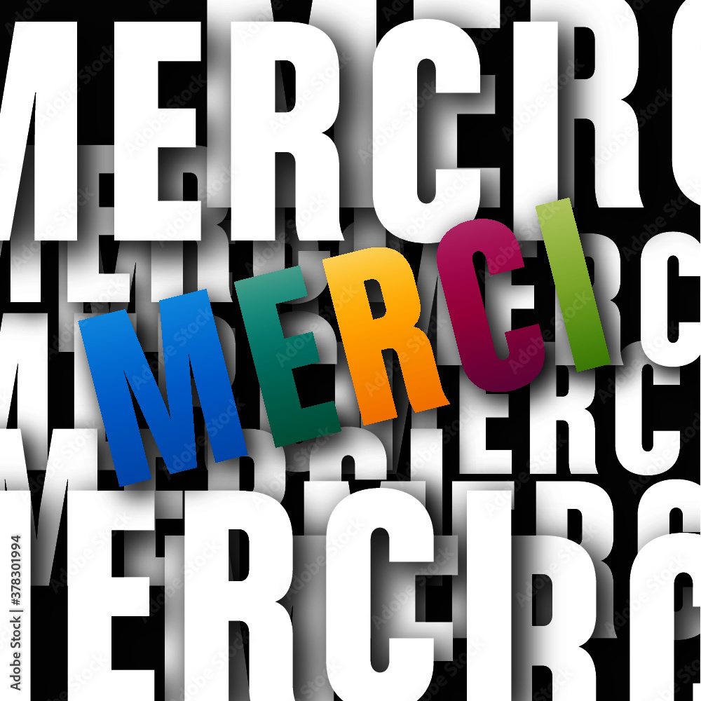 merci, typographie vecteur merci, typographie vecteur