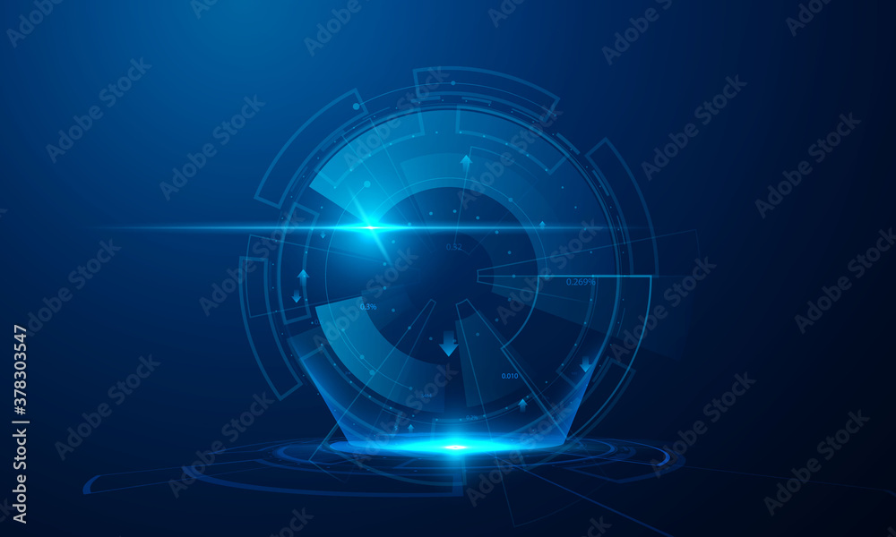 abstract technology communication concept vector background