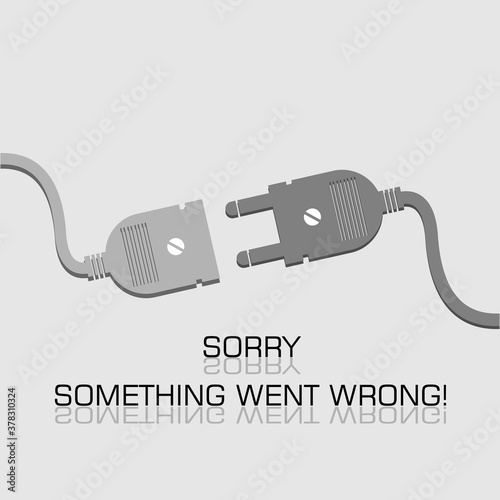 sorry, something went wrong. label
