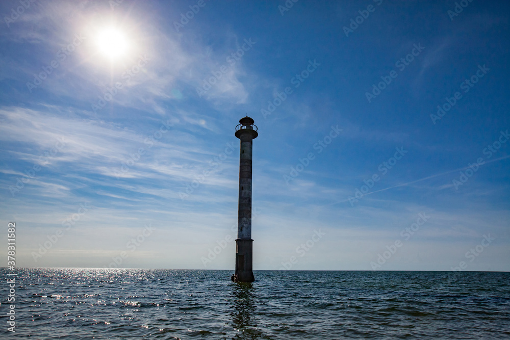 Abandoned tilt lighthouse 