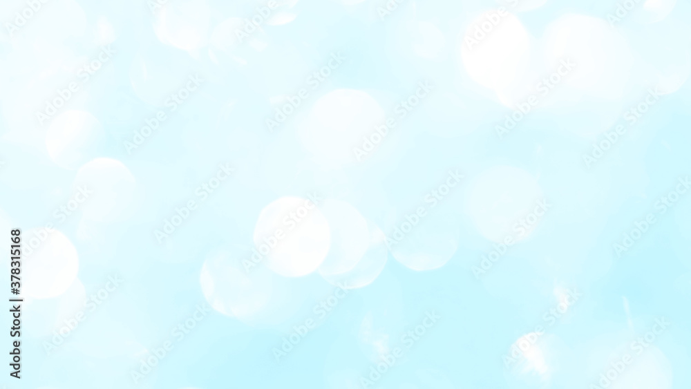 Bokeh light on blue background, sky with circle glitter light blue. Snow abstract soft glowing with vivid bright light and bokeh blur effect. Bokeh light on blue background, sky with circle glitter light blue. Snow abstract soft glowing with vivid bright light and bokeh blur effect.