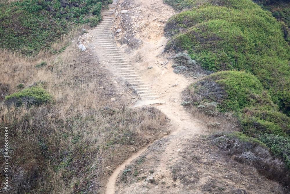 mountain stairway