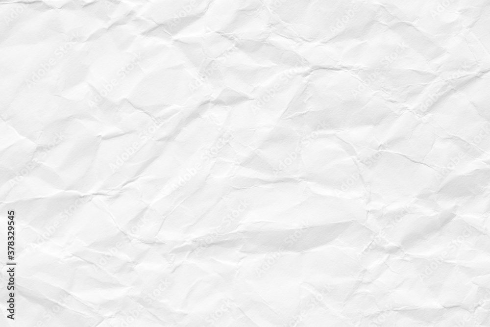 White crumpled paper background, texture old for web design screensavers. Template for various purposes or creating packaging. White crumpled paper background, texture old for web design screensavers. Template for various purposes or creating packaging.