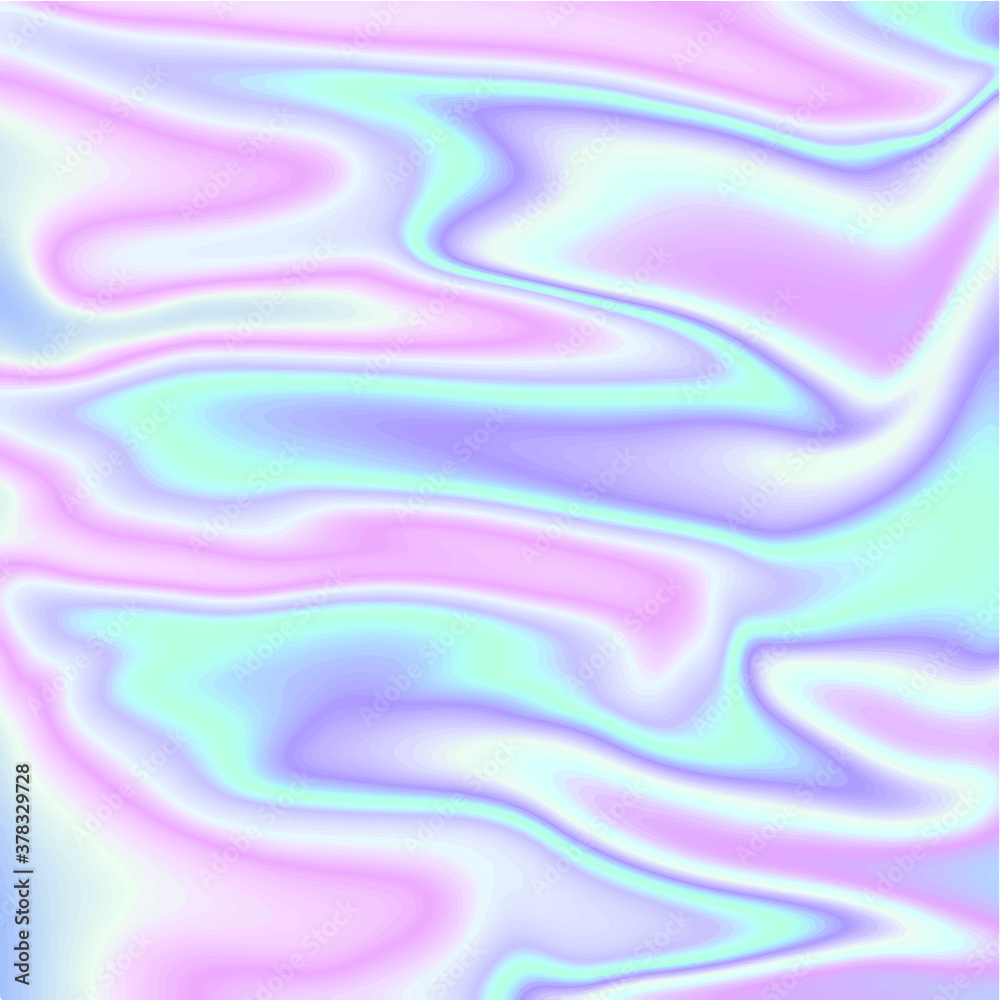 Fototapeta premium Vector abstract holographic background 80s - 90s, trendy colorful texture in neon color design for covers, flyers, brochures, posters, wedding invitations, Business Design or Social Media