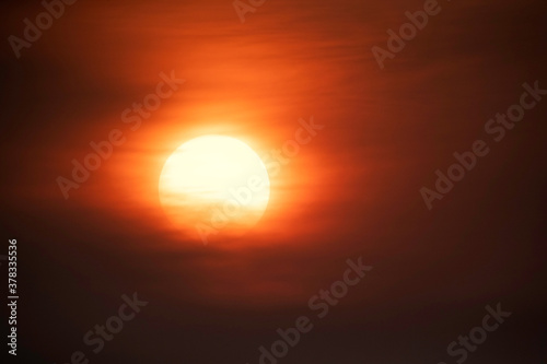 Sunrise and the clouds in the morning at Asker coast, Bahrain © Dr Ajay Kumar Singh