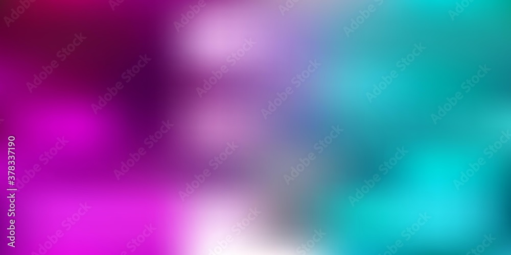Light blue, red vector abstract blur pattern.