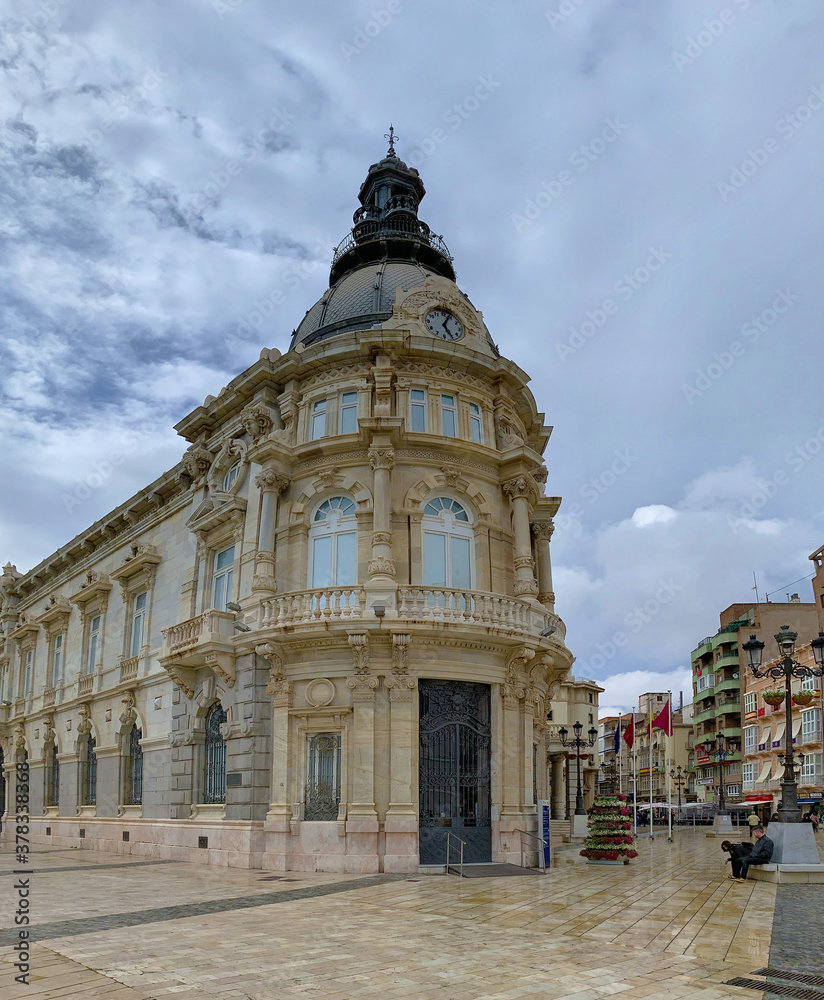 Fototapeta premium Centro de Cartagena, España