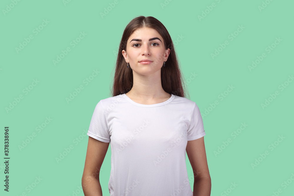 Portrait of smiling girl looking at camera Portrait of smiling girl looking at camera