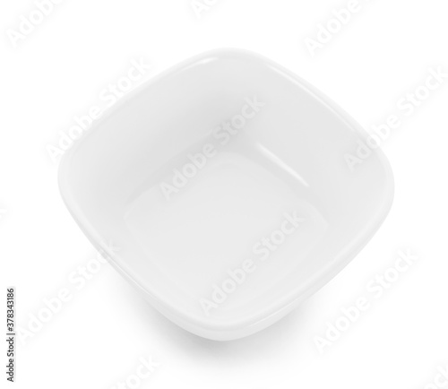 white bowl isolated on white background.