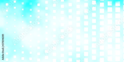 Light BLUE vector backdrop with rectangles. Illustration with a set of gradient rectangles. Modern template for your landing page.