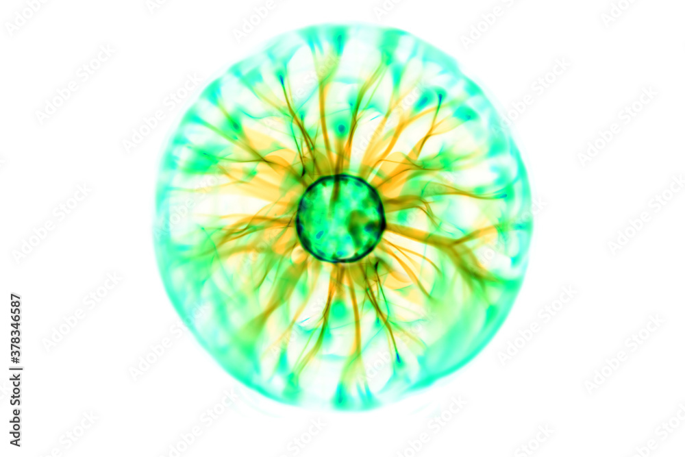 elektrisches Plasma in einer Glaskugel
elektrisches Plasma in einer Glaskugel