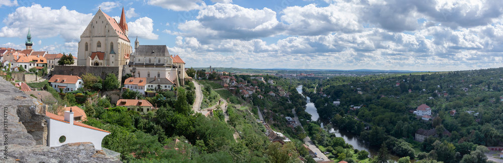 Panorama of Znojmo, Czech Republic, South Moravia