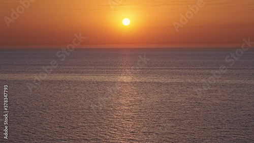 Sunset on the Sea