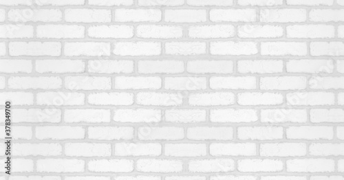 Texture white background decorative brick wall.