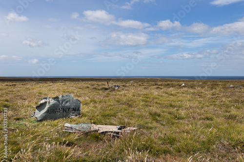Debris from the Falklands war, Falkland Islands