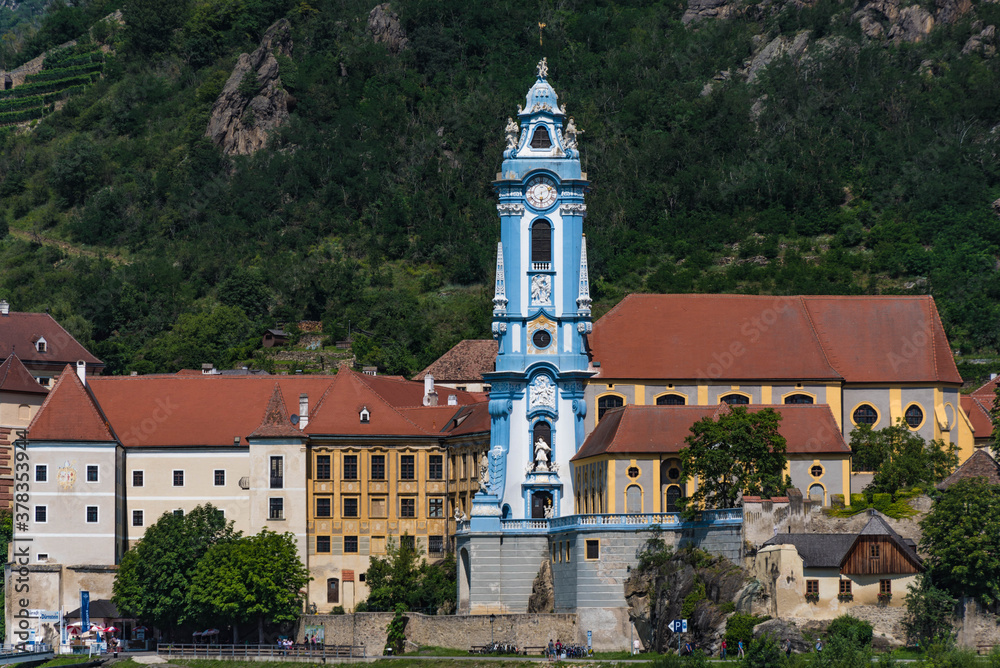 Blauer Turm vom Stift Dürnstein an der Donau