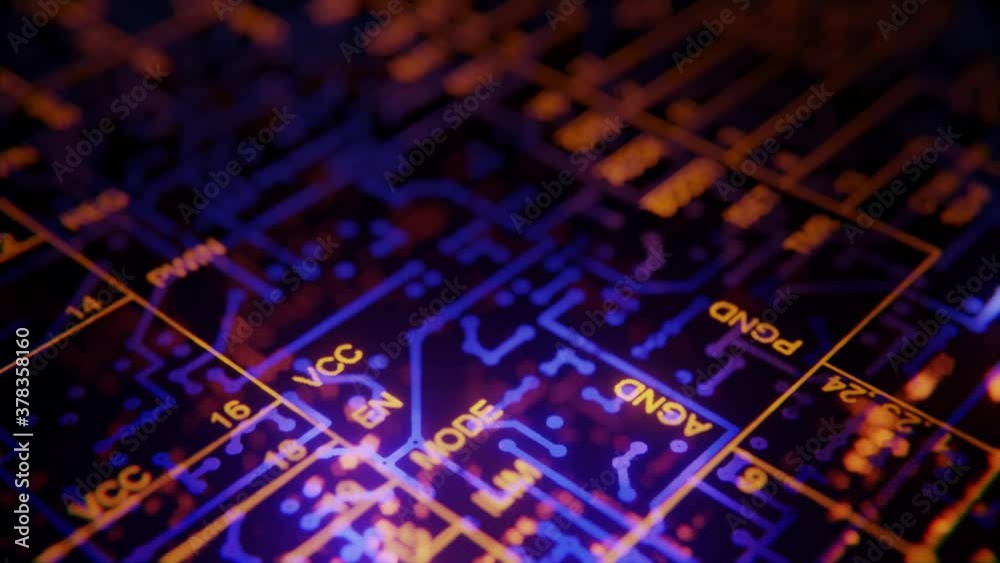 electronic circuit board background