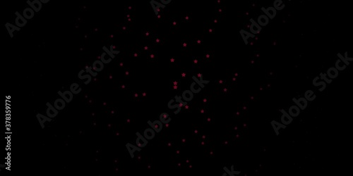 Dark Purple vector template with neon stars. Colorful illustration with abstract gradient stars. Best design for your ad, poster, banner.