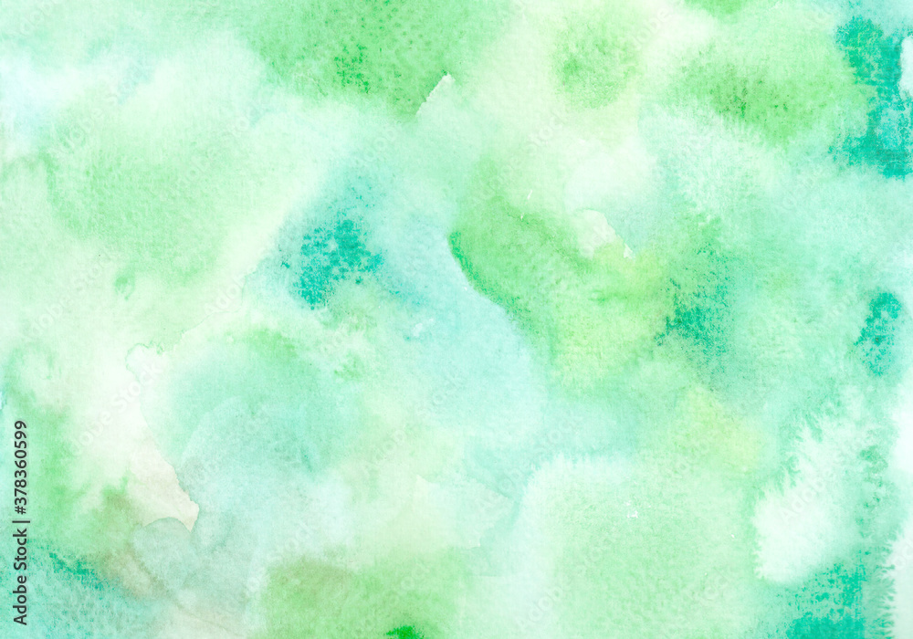 Watercolor abstract background texture mint image