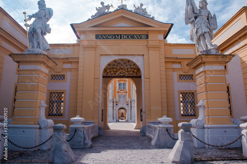 Картината върху платно Stift Melk benedictine abbey monastery,world heritage,abbey in Austria, beautifu