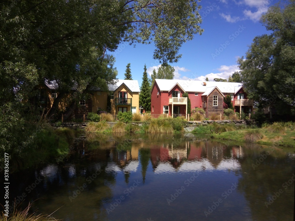 house on the lake