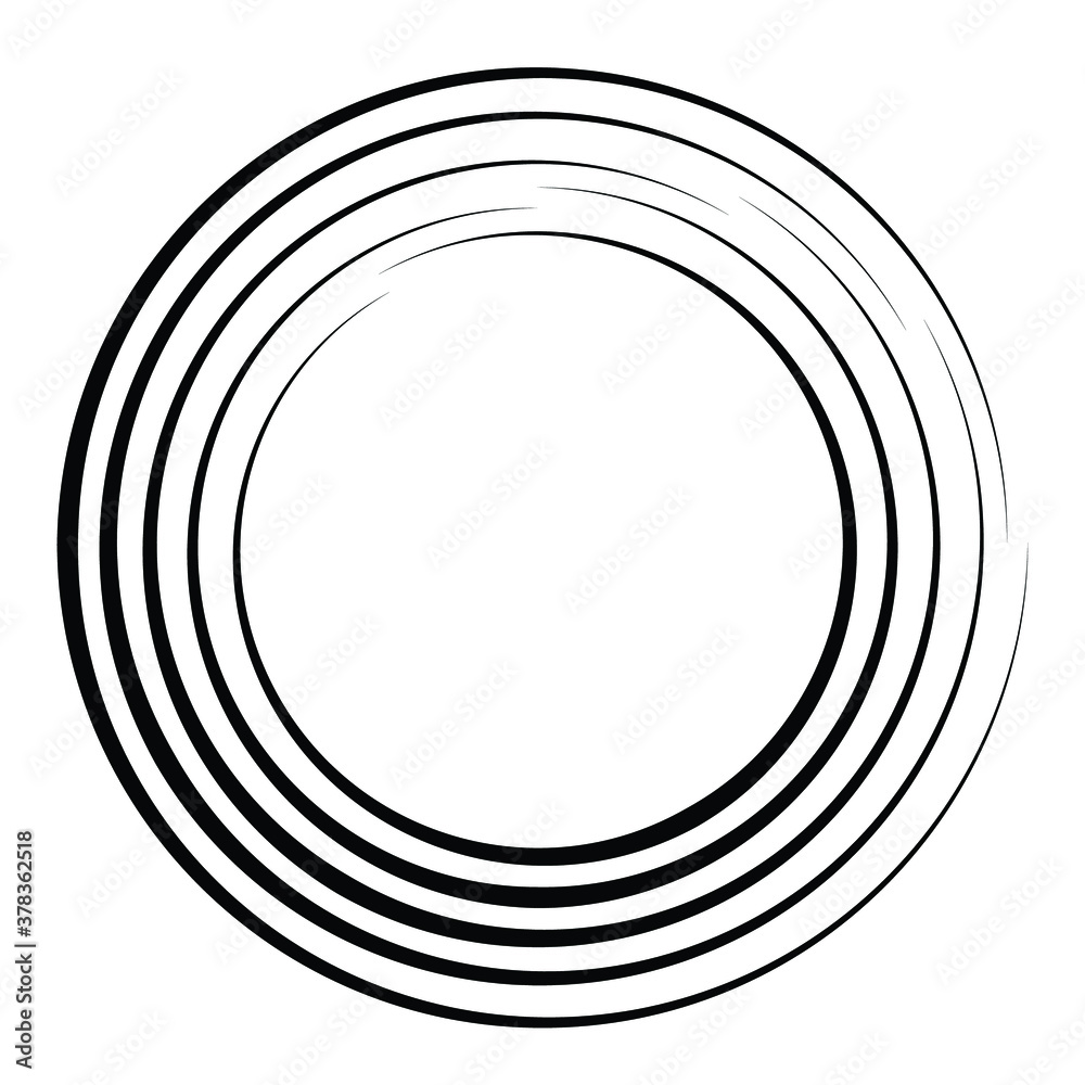 Lines in Circle Form . Spiral Vector Illustration .Technology round Logo . Design element . Abstract Geometric shape . Striped border frame for image Lines in Circle Form . Spiral Vector Illustration .Technology round Logo . Design element . Abstract Geometric shape . Striped border frame for image