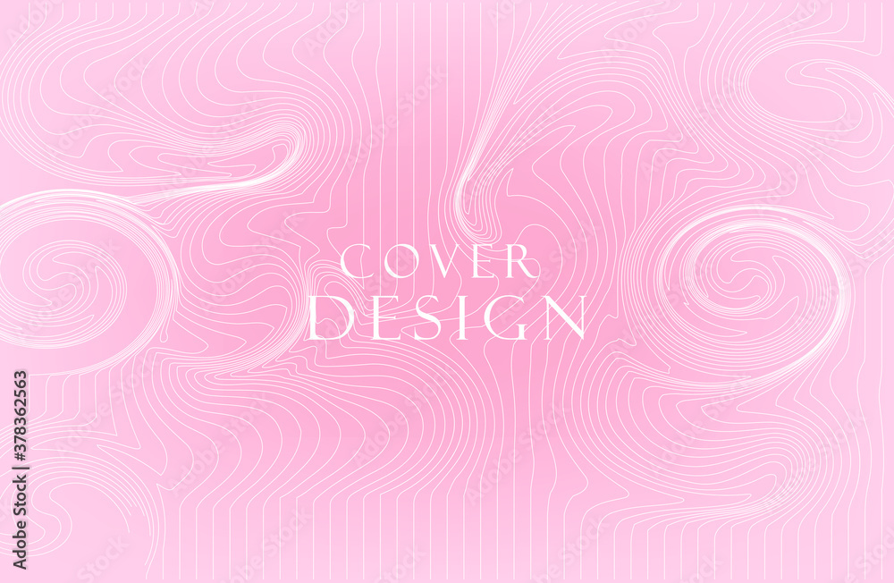 abstract background with lines. cover design. Vector
