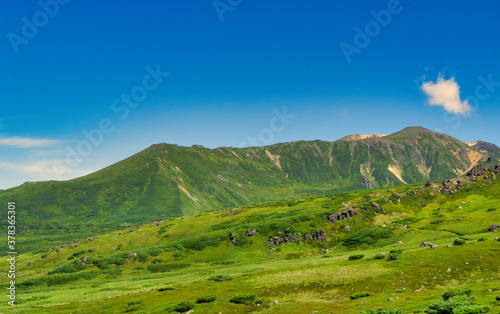 山脈と岩石