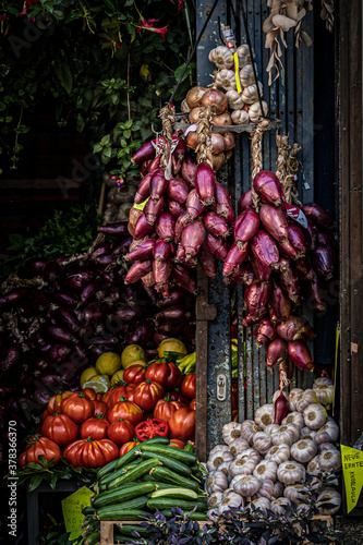 vegetables on market