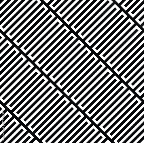 Abstract Black Diagonal Striped Background . Vector parallel slanting, oblique lines texture . Endless , seamless pattern