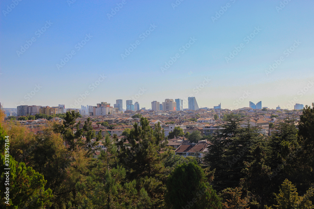 view of the huge metropolis Ankara