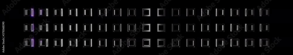 Super Wide Extended 3D Rendered Video with geometric art in 5760X1080px Super Wide Extended 3D Rendered Video with geometric art in 5760X1080px