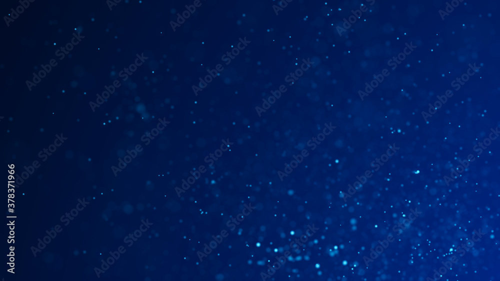 Dust particles. Abstract background of particles. Dots background. Futuristic digital dots background. 3d rendering.