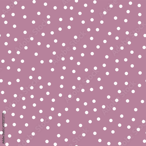 Abstract Polka Dots Repeating Vector Pattern Isolated Background