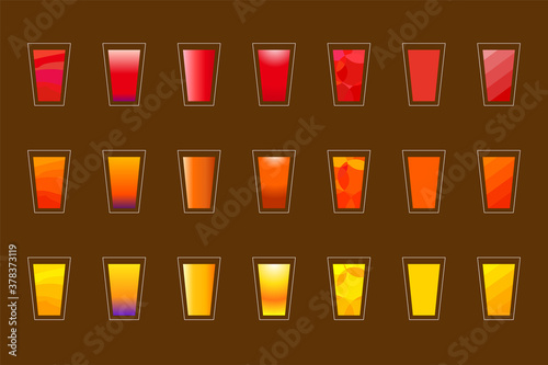 飲み物 ジュース カフェ お酒 メニュー お茶 カクテル ベクター ai JPEG 素材