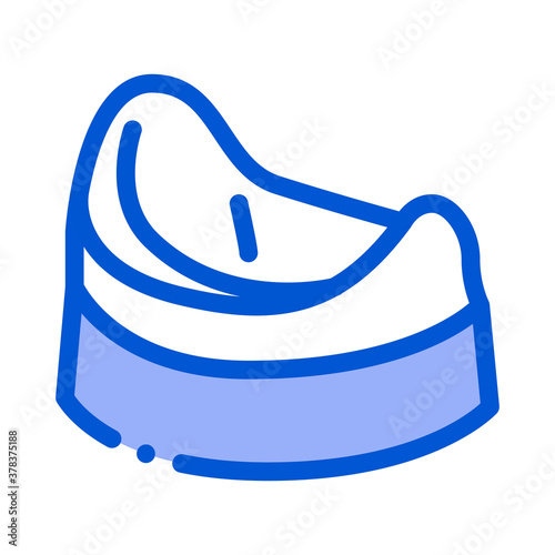 children potty icon vector. children potty sign. isolated contour symbol illustration