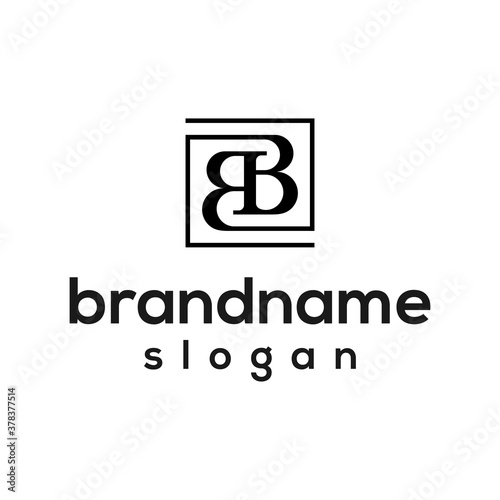 Initial BB logo design vector