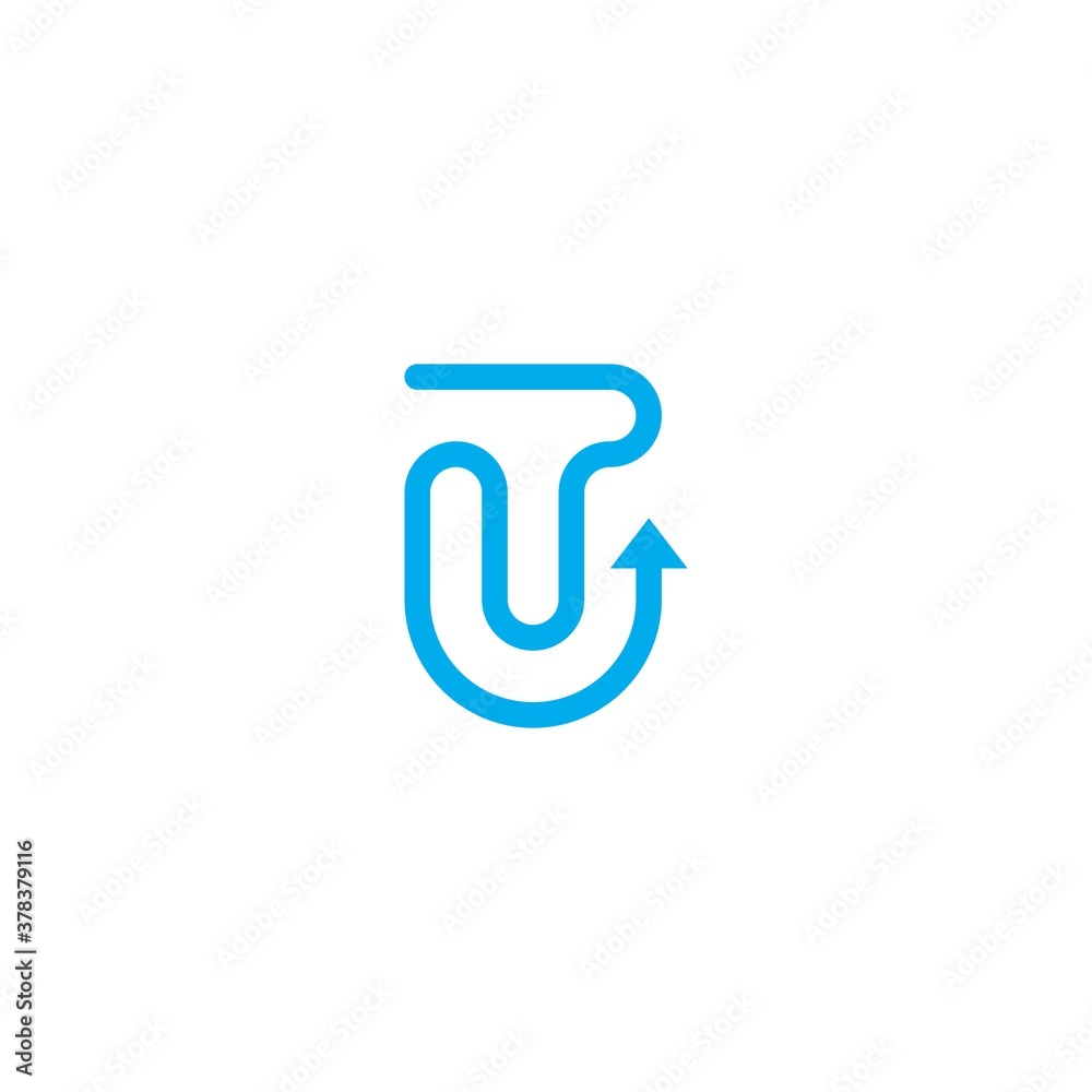 simple t and u logos simple t and u logos