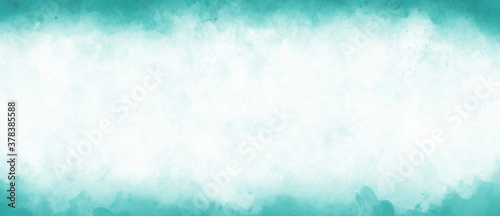 Photography Watercolor background in blue and white painting with cloudy distressed texture