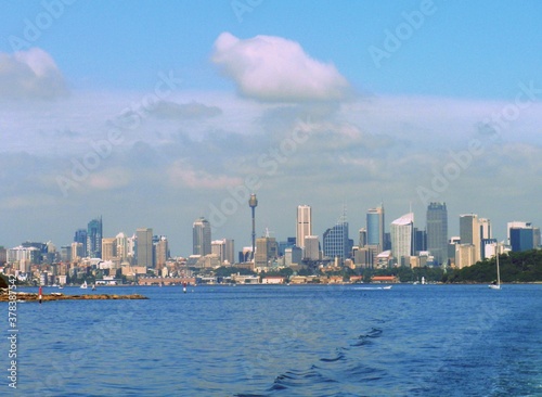 city view from the sea