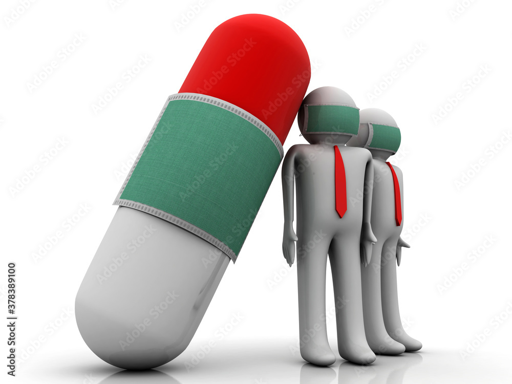 3d rendering healthcare medical tablets protected mask with doctor
3d rendering healthcare medical tablets protected mask with doctor