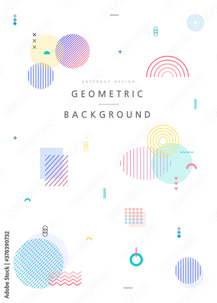 Geometrical Patterns for WebDesign. Illustration.
