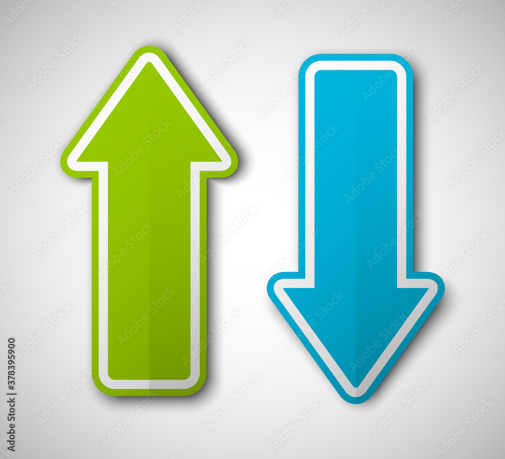 Arrow banners set. Direct shape. 3d Abstract Background. Business infographic presentation diagram. Section compare service. Up and down trend. Paper index. Exact pointer Arrow banners set. Direct shape. 3d Abstract Background. Business infographic presentation diagram. Section compare service. Up and down trend. Paper index. Exact pointer